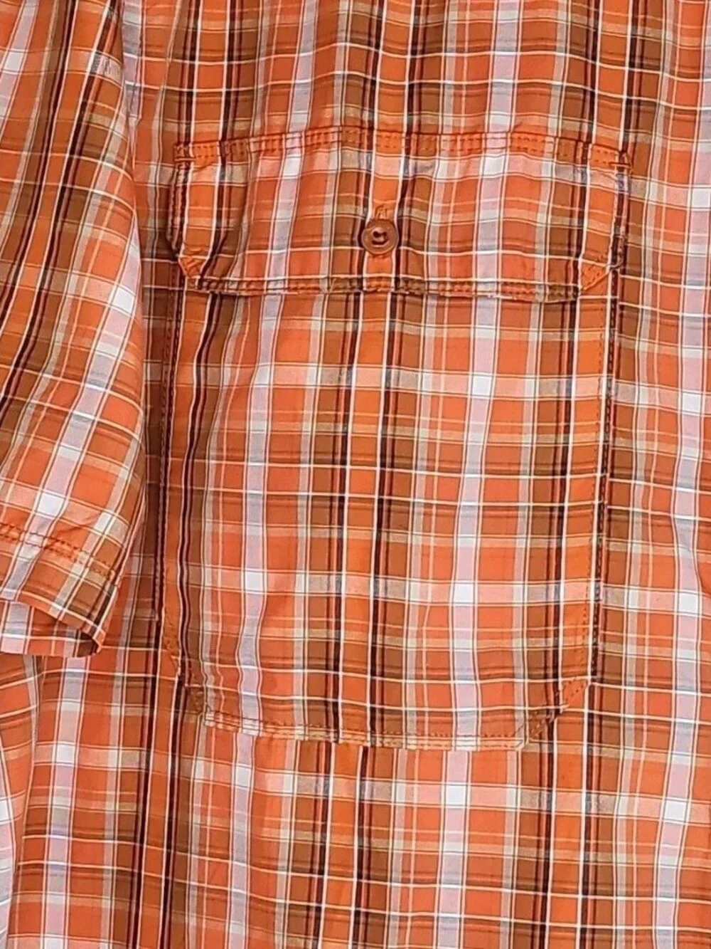 The North Face Shirt Men’s Size XXL Plaid Short Sleeve Lightweight Button Up